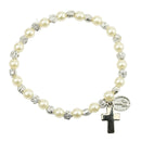 Pearl and Rose Bracelet