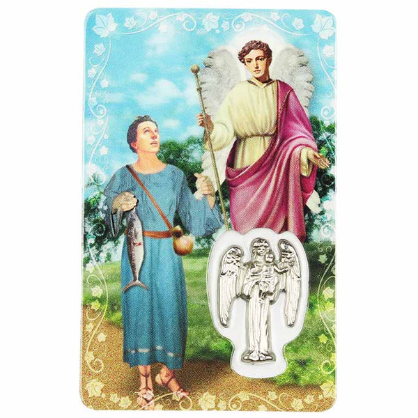Prayer card of Saint Raphael Archangel