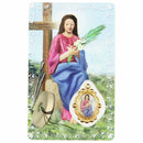 Prayer card of Saint Christine