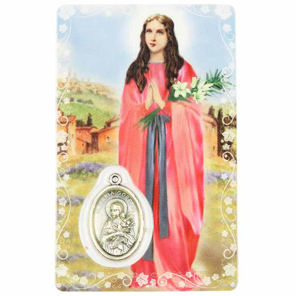 Prayer card of Saint Maria Goretti