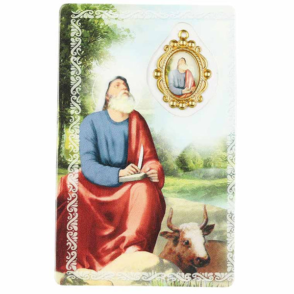 Prayer card of Saint Lucas