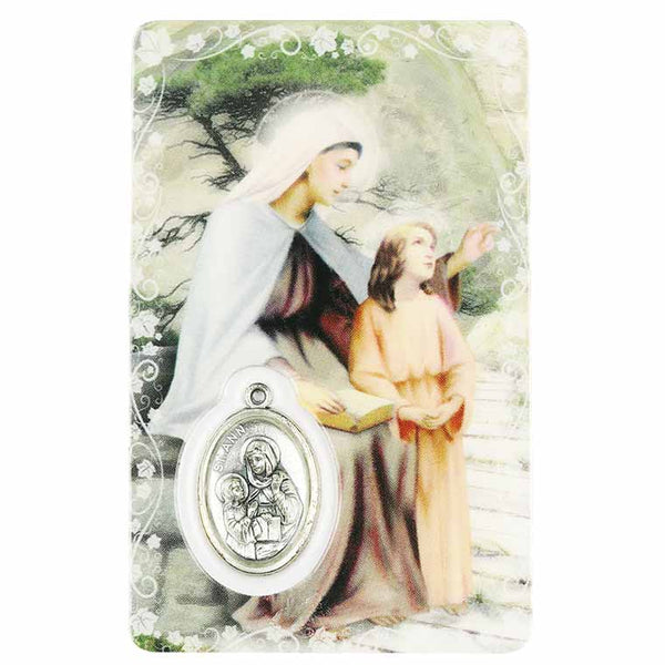 Prayer card of Saint Anne