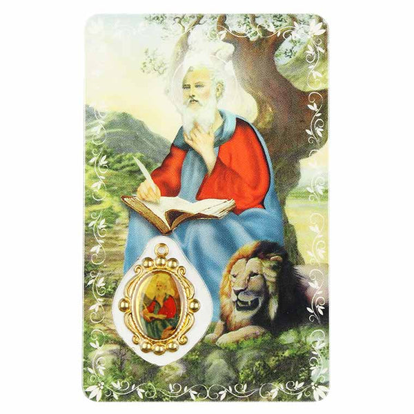 Prayer card of Saint Marcus