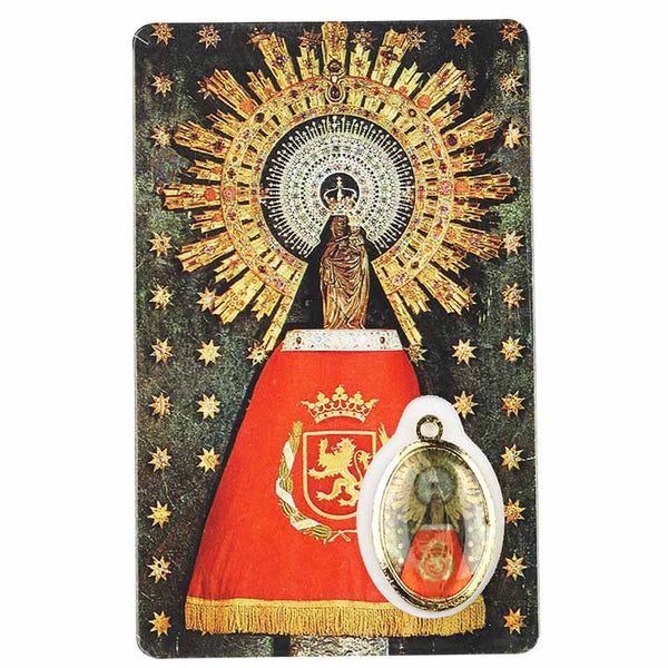 Prayer card of Our Lady of Pillar