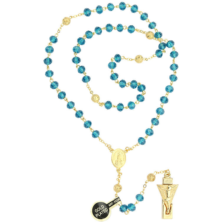 Fatima rosary of crystal