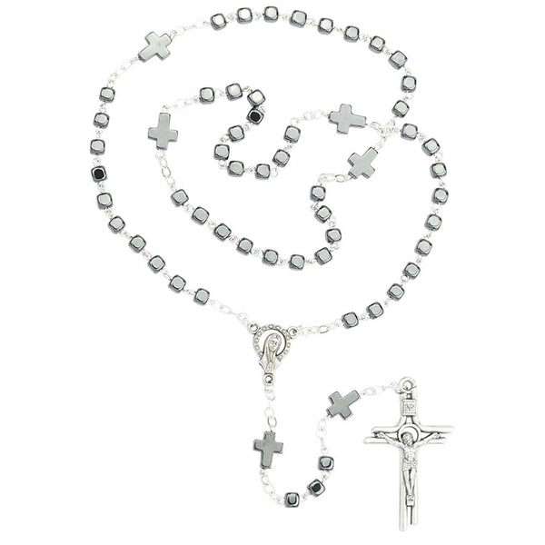 Hematite rosary of Fatima