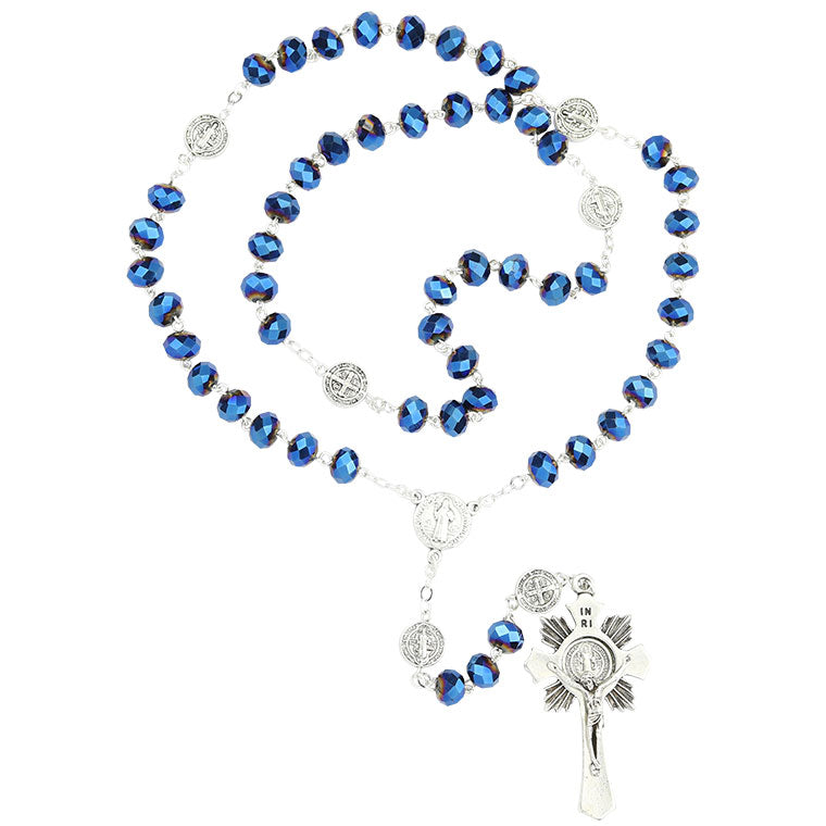 Crystal Rosary of Saint Benedict