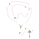 Kristallrosenkranz mit Herzen