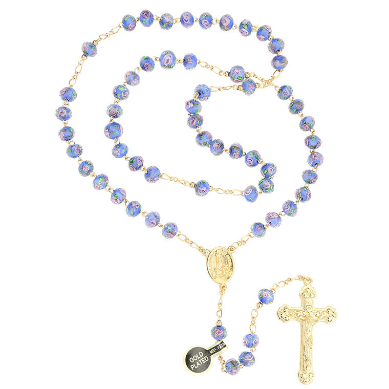 Rosary of Fatima Murano glass