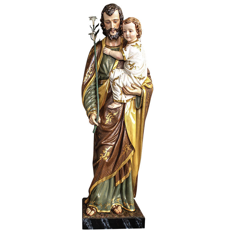 Wood statue of St. Joseph