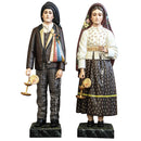 San Francisco and Saint Jacinta - wood