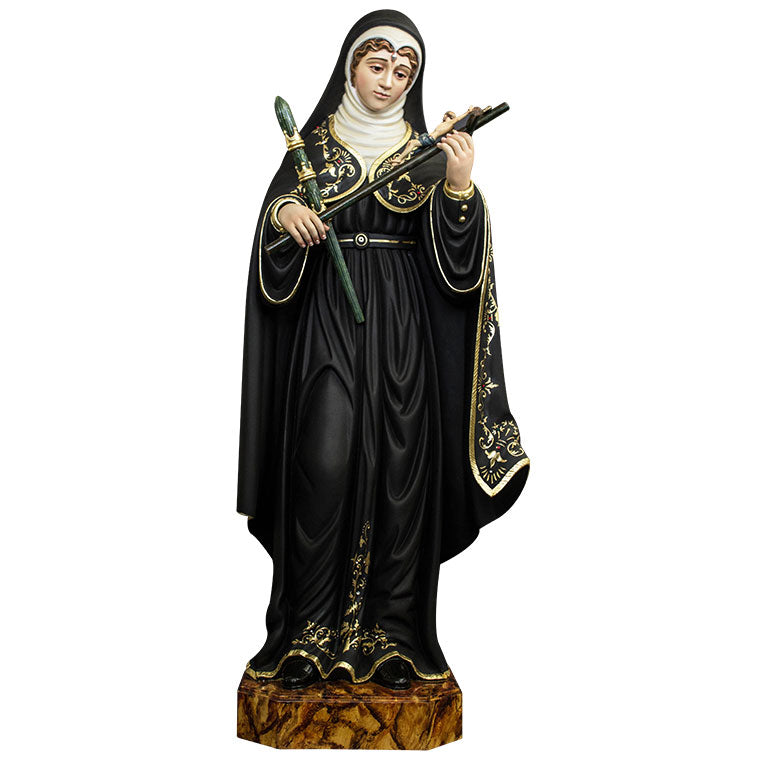 Saint Rita Frame Statue of Saint Rita - wood