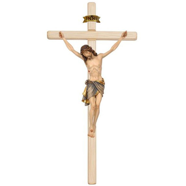 Crucifix Christ Siena straight cross - wood