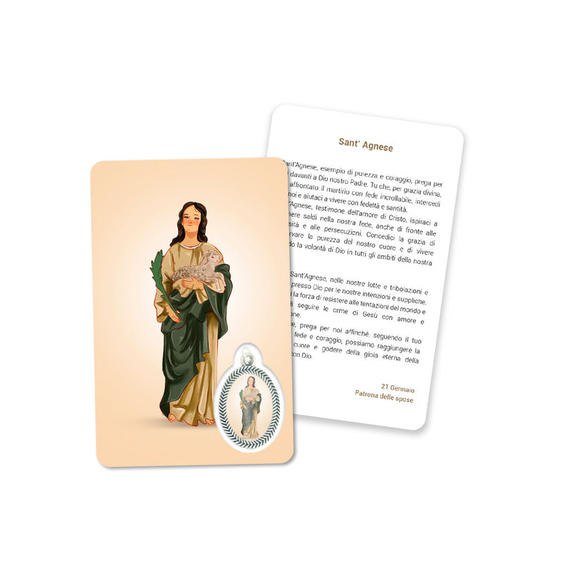 성 아그네스의 기도 카드