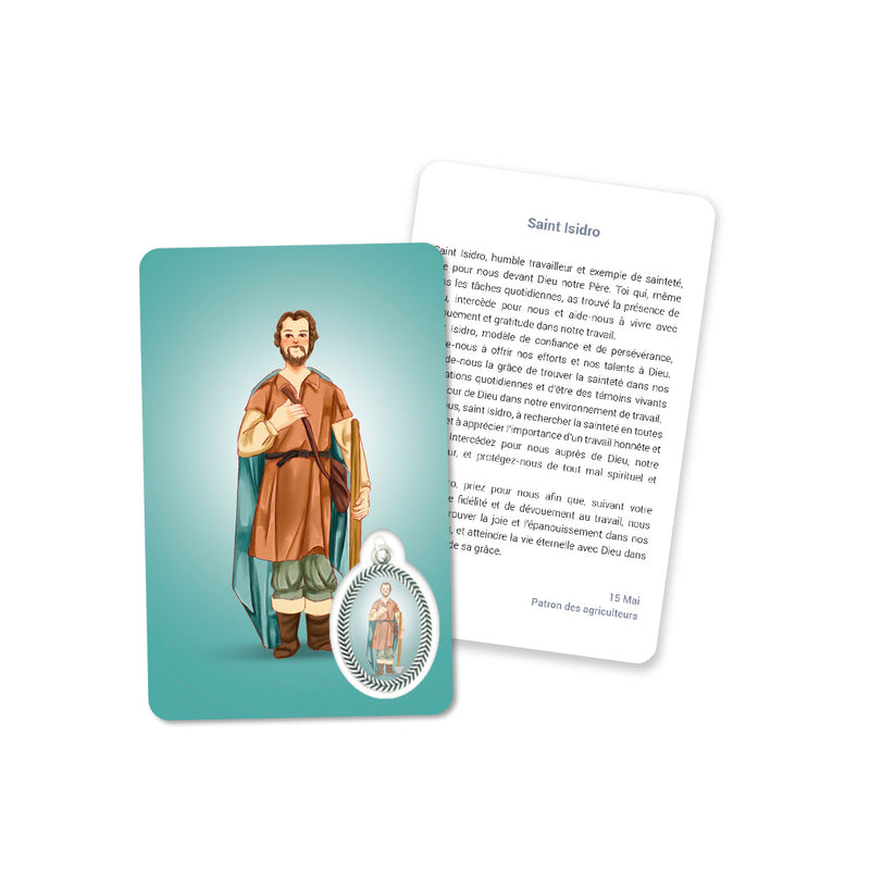 Gebetskarte des Heiligen Isidor