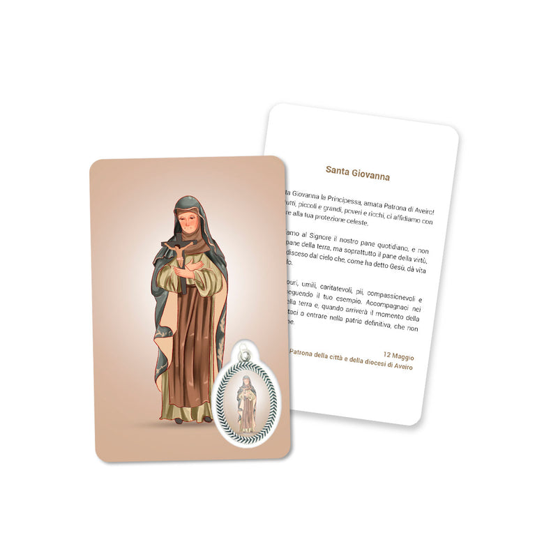 Gebetskarte der Heiligen Johanna