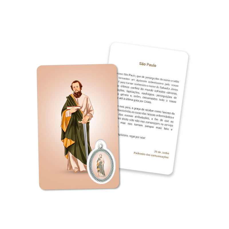 Gebetskarte des Heiligen Paulus