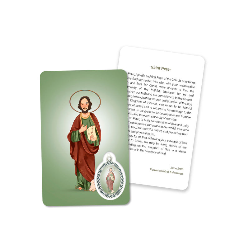 Cartão de oração de São Pedro