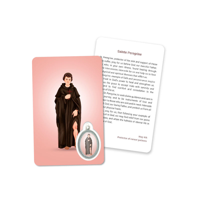 Gebetskarte des Heiligen Peregrine