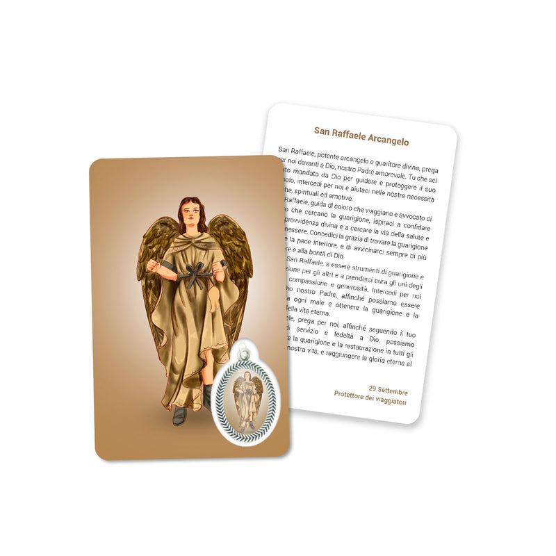 Gebetskarte des Heiligen Raphael