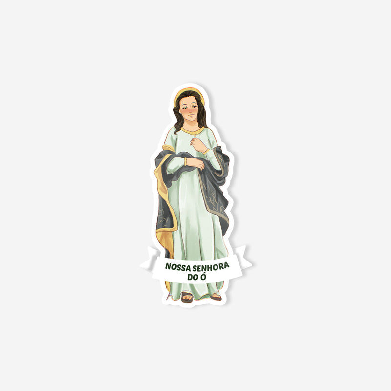 Catholic sticker of Our Lady of O