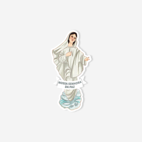 Catholic sticker of Our Lady of Peace