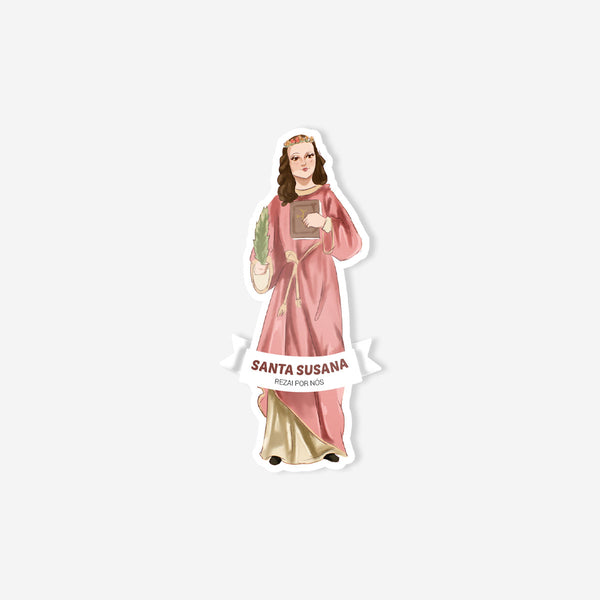 Saint Susanna Catholic sticker
