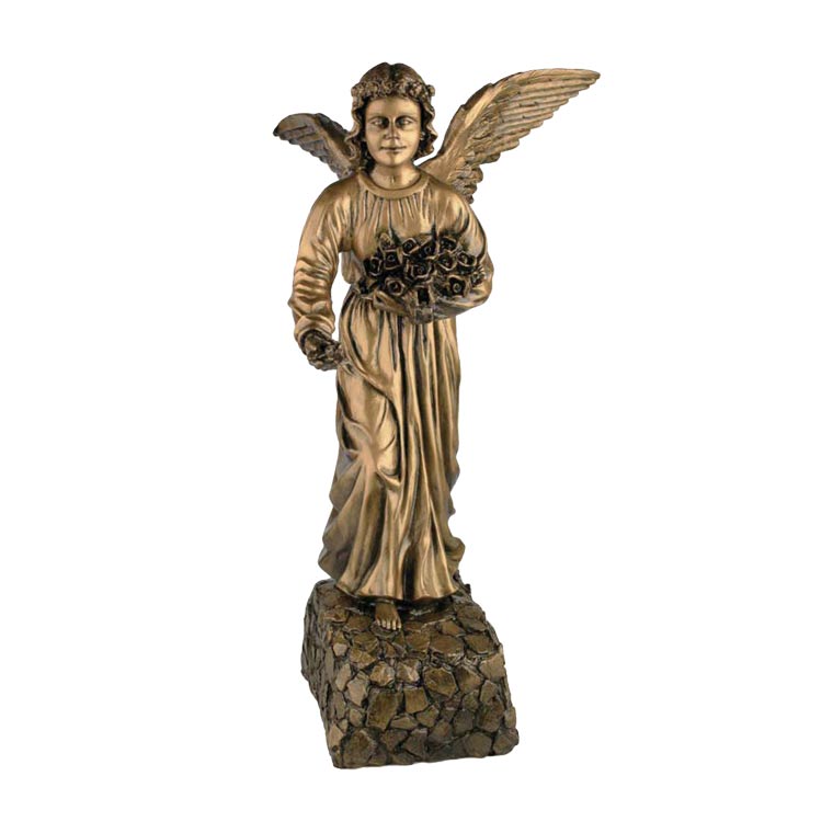 Angel with flowers 48 cm