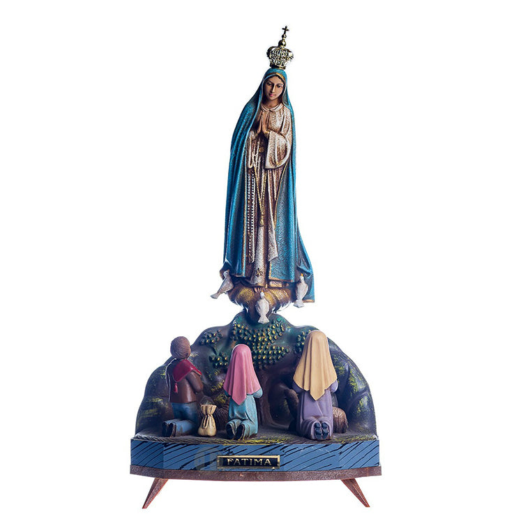 Apparition of Fatima 32 cm with music