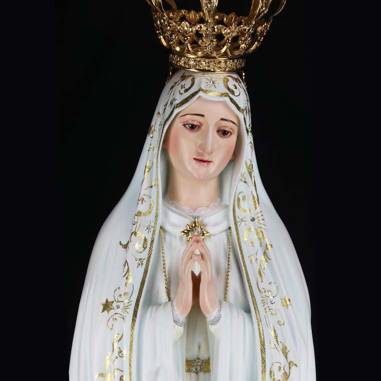 Notre-Dame de Fatima Capelinha - Bois 105 cm