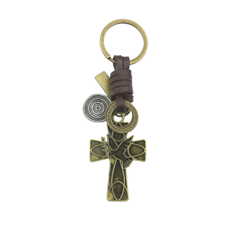 Keychain with Dove of Peace