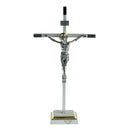 Metal crucifix 22 cm