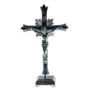 Chrome-plated crucifix 20,5 cm