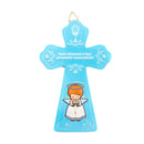 Cross with 12 different Catholic images