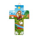 Cross with 12 different Catholic images