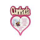 Magnet with feminine dedication