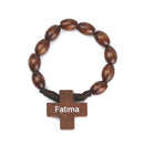 Wood decade rosary