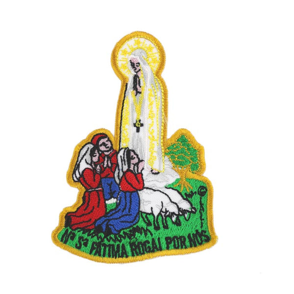 Embroidered Emblem of Apparition of Fatima