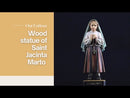 Wood statue of Saint Jacinta Marto