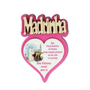 Magnet with feminine dedication