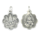 Medal of Fatima flower shape - Sterling Silver 925