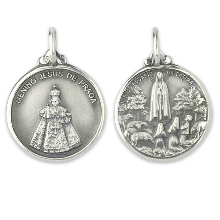Medal of Baby Jesus of Prague - Silver 925