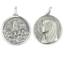 Medal of Our Lady of the Rosary of Fatima - Silver 925