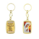 Catholic Keychain with dedication