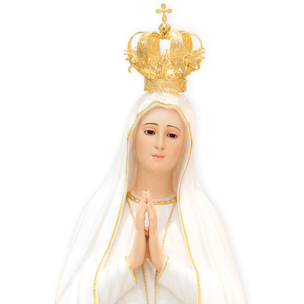 Statue of Our Lady of Fatima Pilgrim - Wood