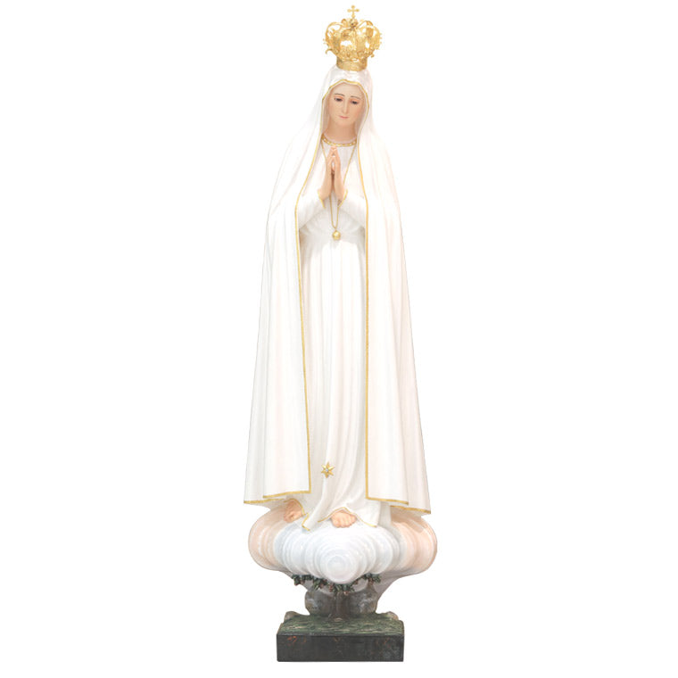 Statue of Our Lady of Fatima Pilgrim - Wood