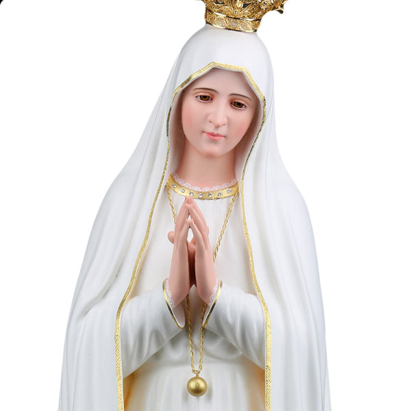 Matka Boża Fatimska Pielgrzymka 100 cm - Rzeźba drewniana
