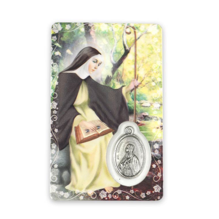 Prayer card of Saint Monica