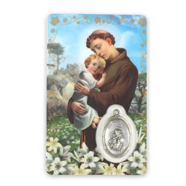 Prayer card of Saint Anthony