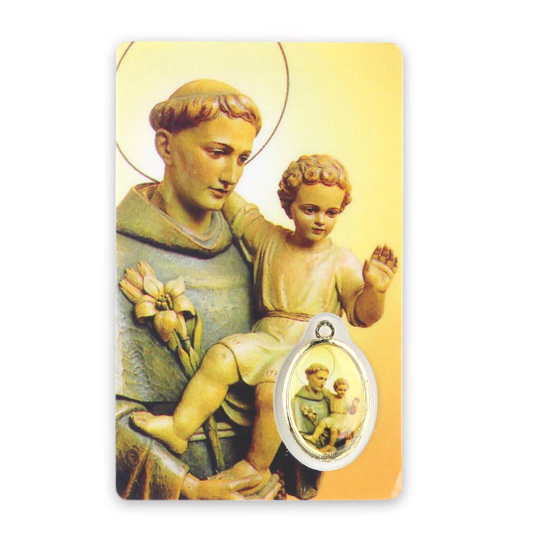 Saint Anthony prayer card